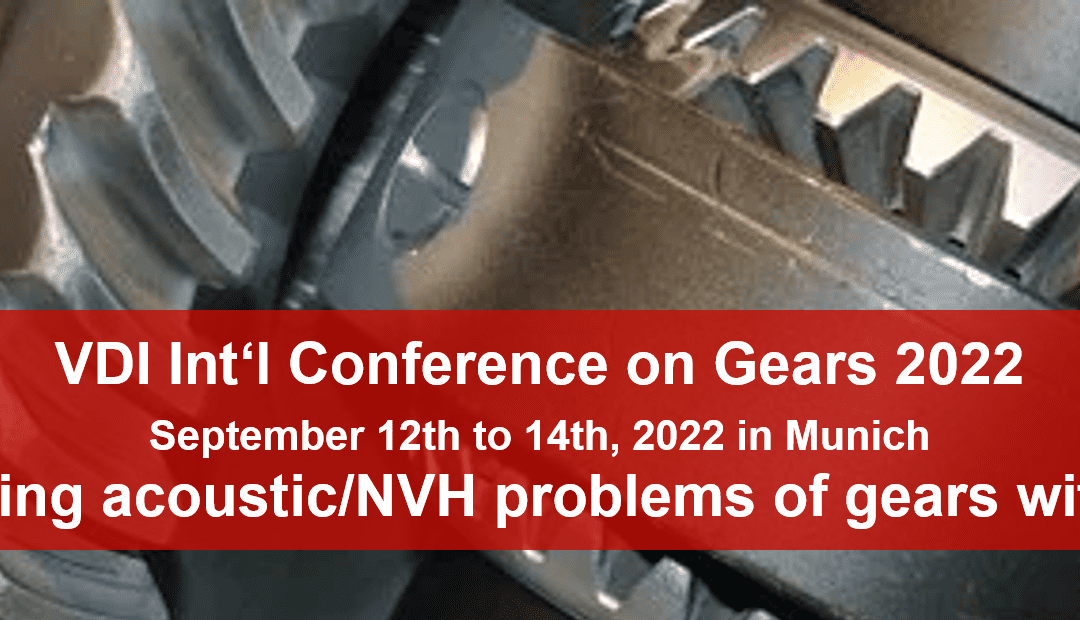 KI-Vortrag auf VDI-Konferenz „Gears 2022“ am 14.9.2022